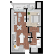 one bedroom apartment floor plan