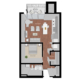 one bedroom apartment floor plan