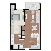 one bedroom apartment floor plan