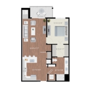 one bedroom apartment floor plan